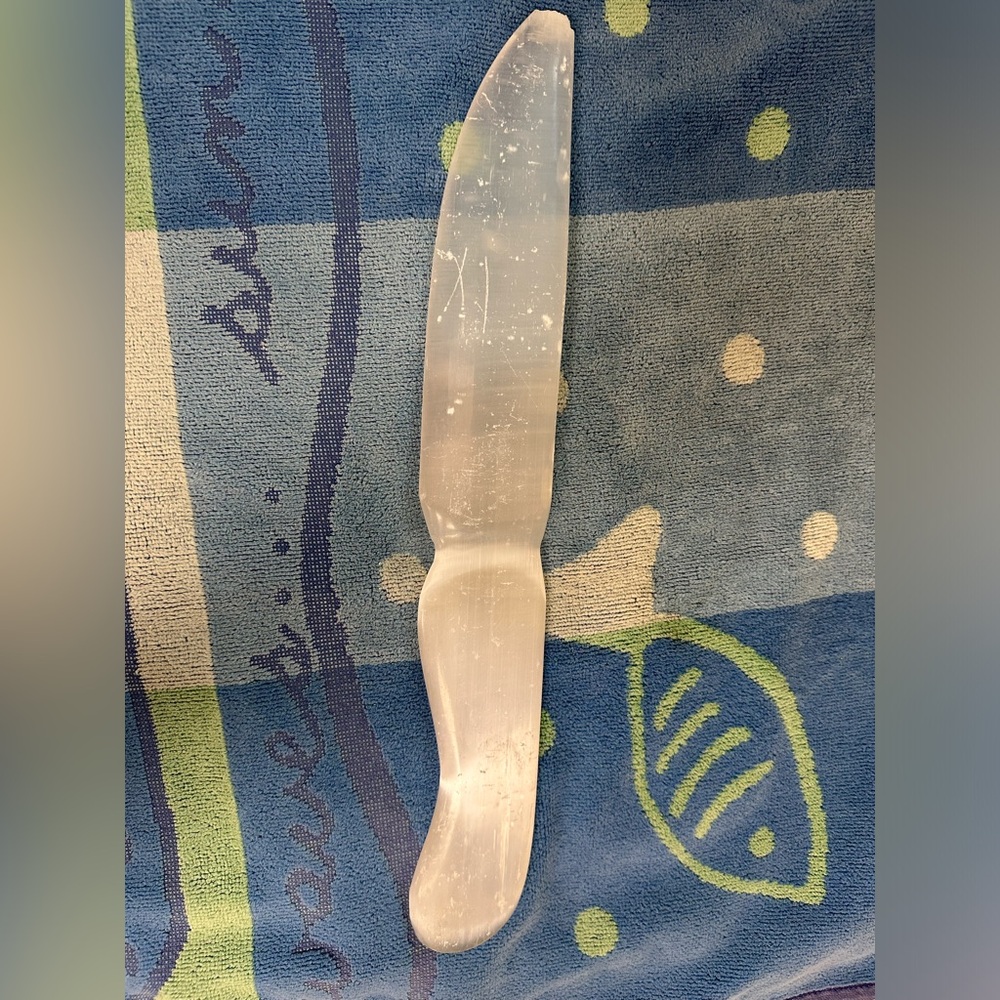 Hand-crafted Selenite Crystal